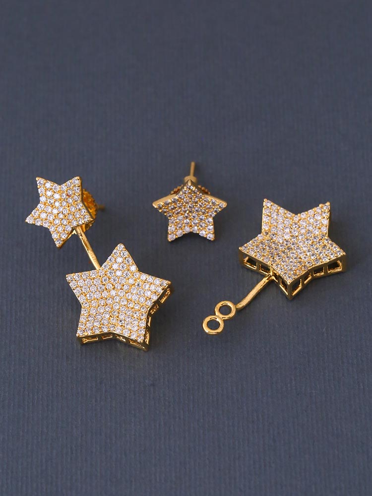 Golden Carmela Zirconia Danglers