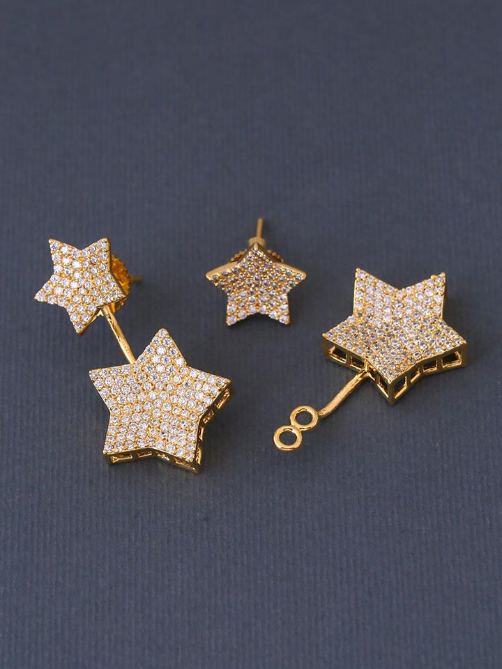 Golden Carmela Zirconia Danglers