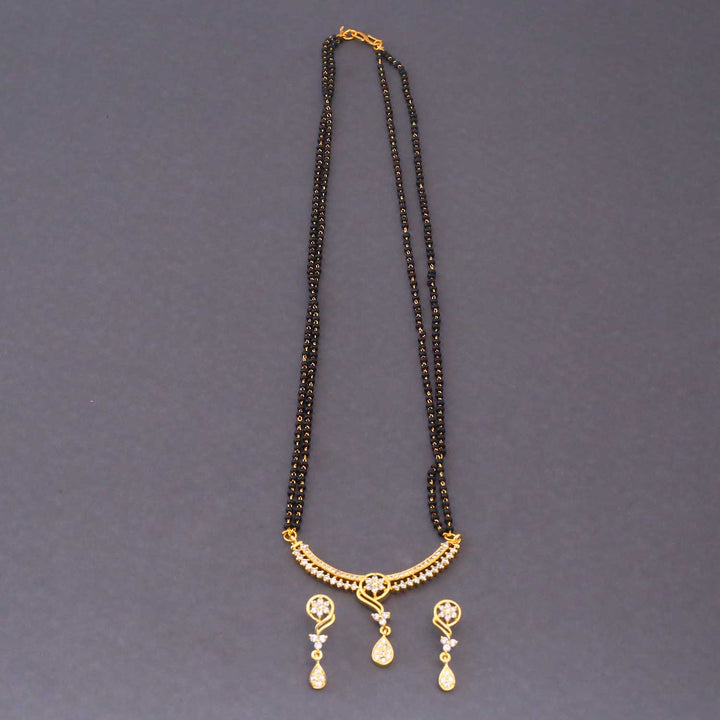 Golden Carolie Mangalsutra Set