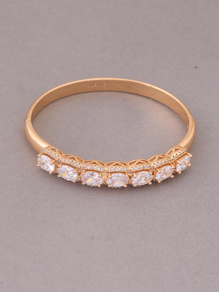 Golden Carry Zirconia Bracelet