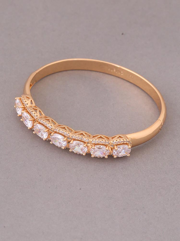 Golden Carry Zirconia Bracelet