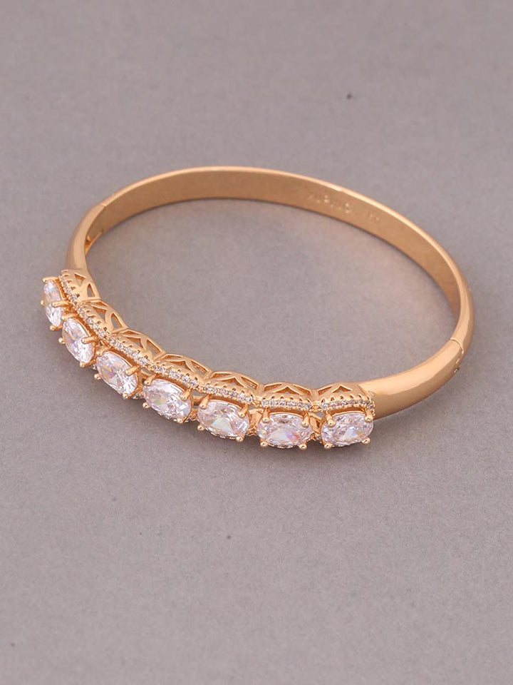 Golden Carry Zirconia Bracelet