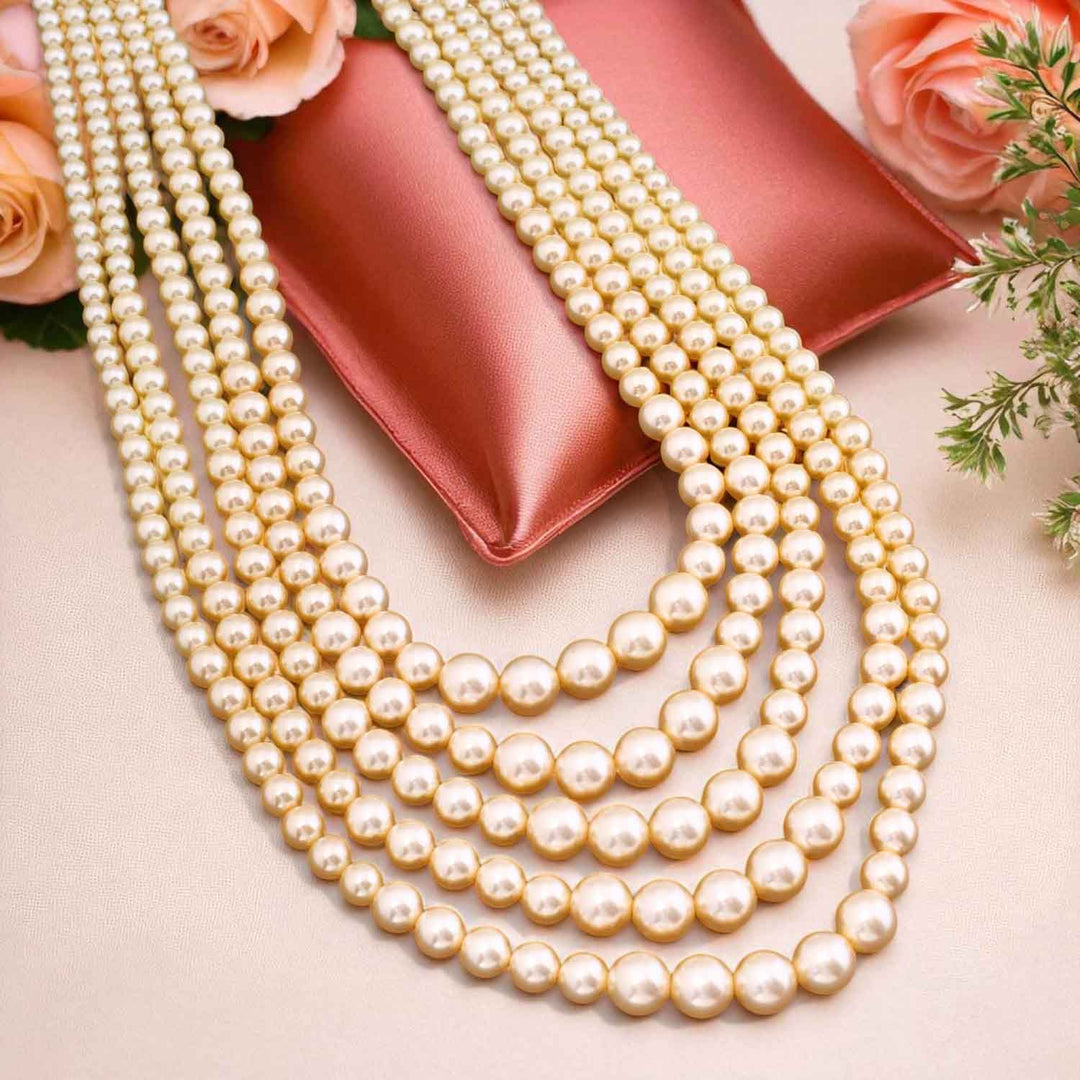 Golden Celestra Antique Jewellery Set - New Arrival