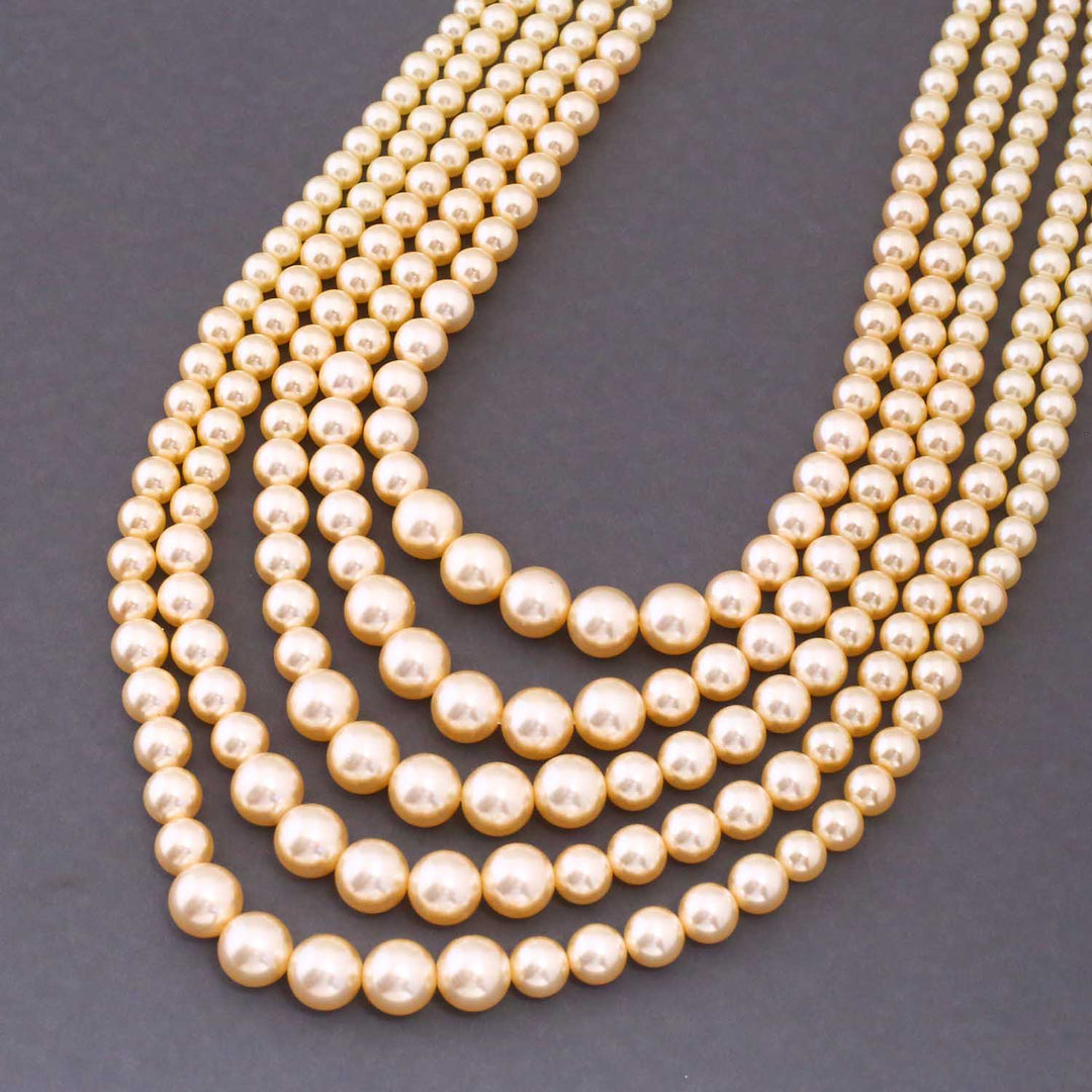 Golden Celestra Antique Jewellery Set - New Arrival