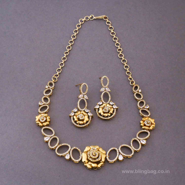 Golden Celinee Victorian Jewellery Set- New Arrivals