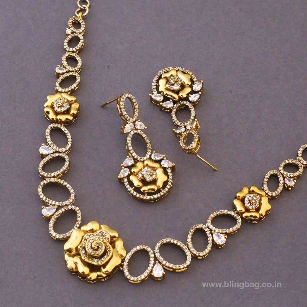 Golden Celinee Victorian Jewellery Set- New Arrivals