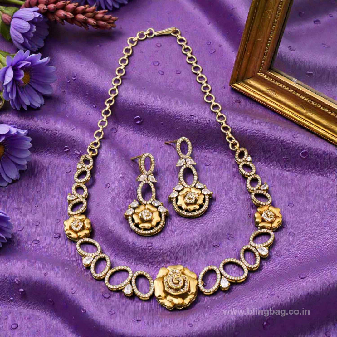 Golden Celinee Victorian Jewellery Set- New Arrivals