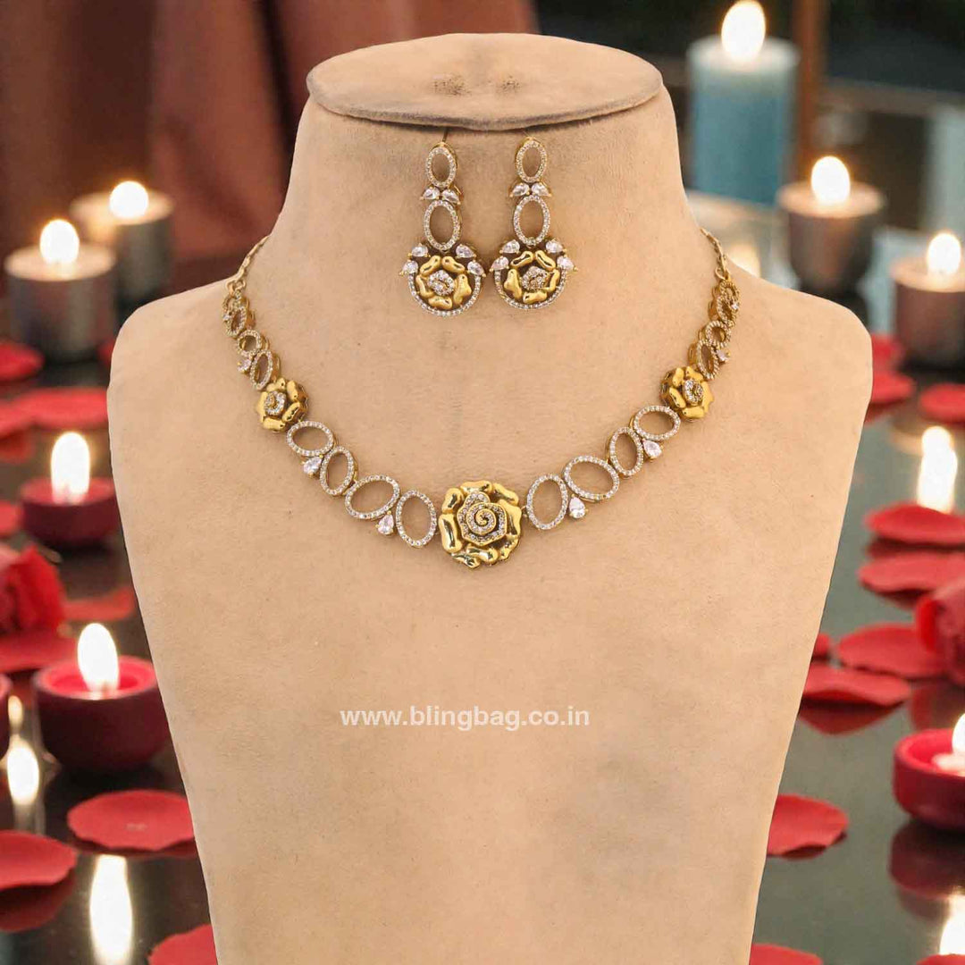 Golden Celinee Victorian Jewellery Set- New Arrivals