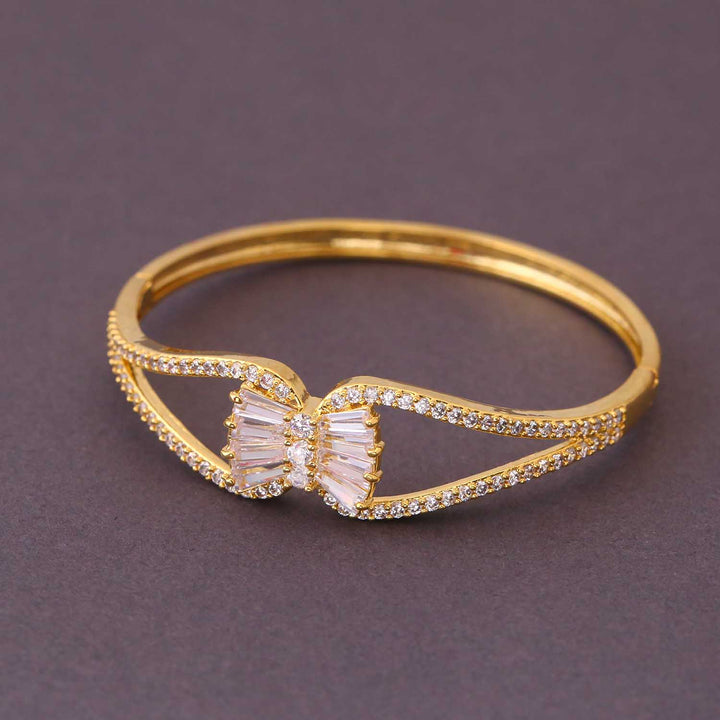 Golden Chalie Zirconia Bracelet