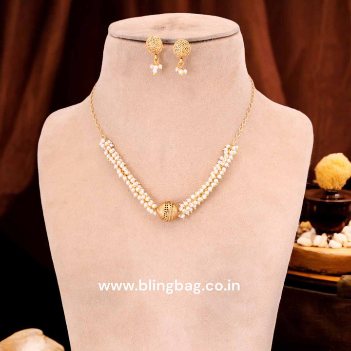Golden Chanchal Antique Jewellery Set - New Arrival
