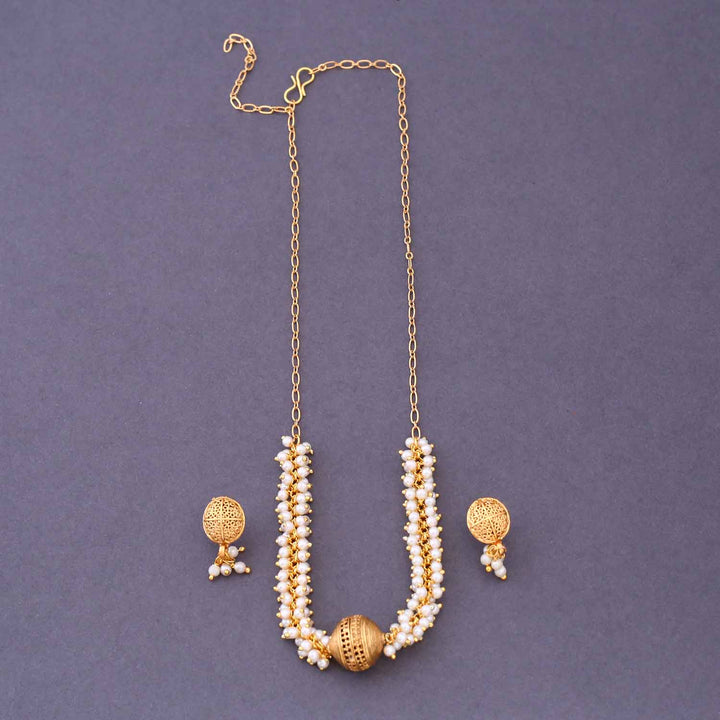 Golden Chanchal Antique Jewellery Set - New Arrival