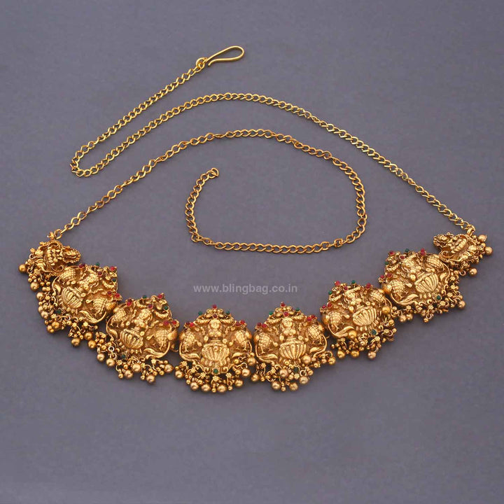 Golden Chandi Temple Waist Belt