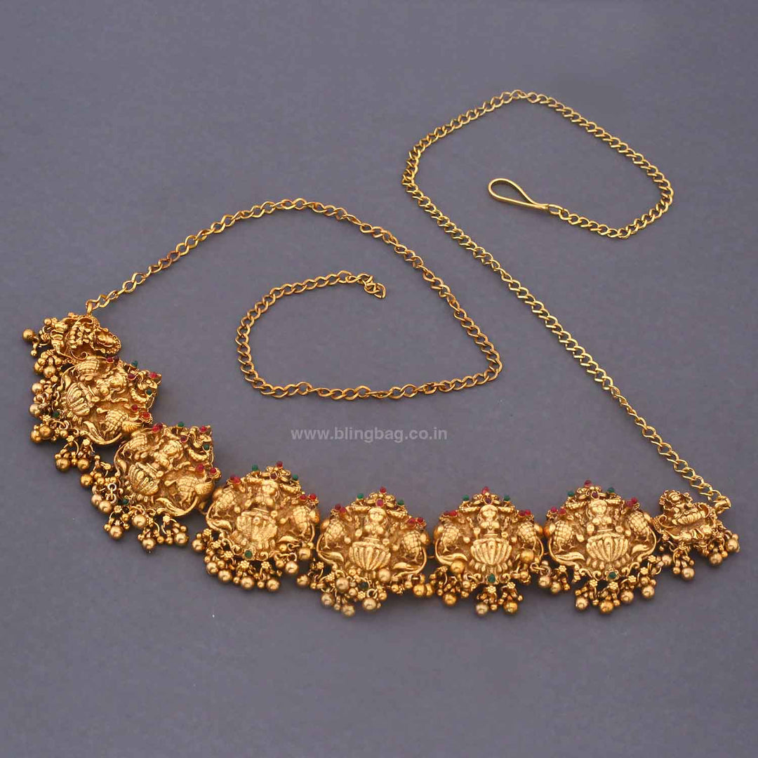 Golden Chandi Temple Waist Belt