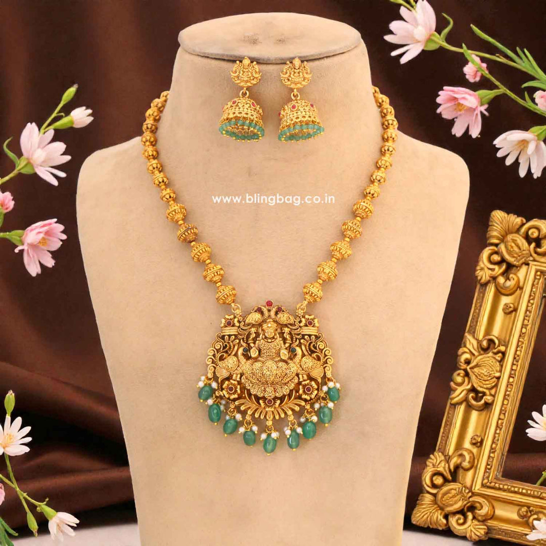 Golden Chandikashree Temple Jewellery Set - New Arrival
