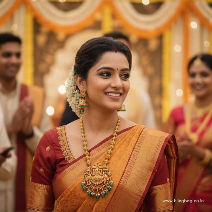 Golden Chandikashree Temple Jewellery Set - New Arrival