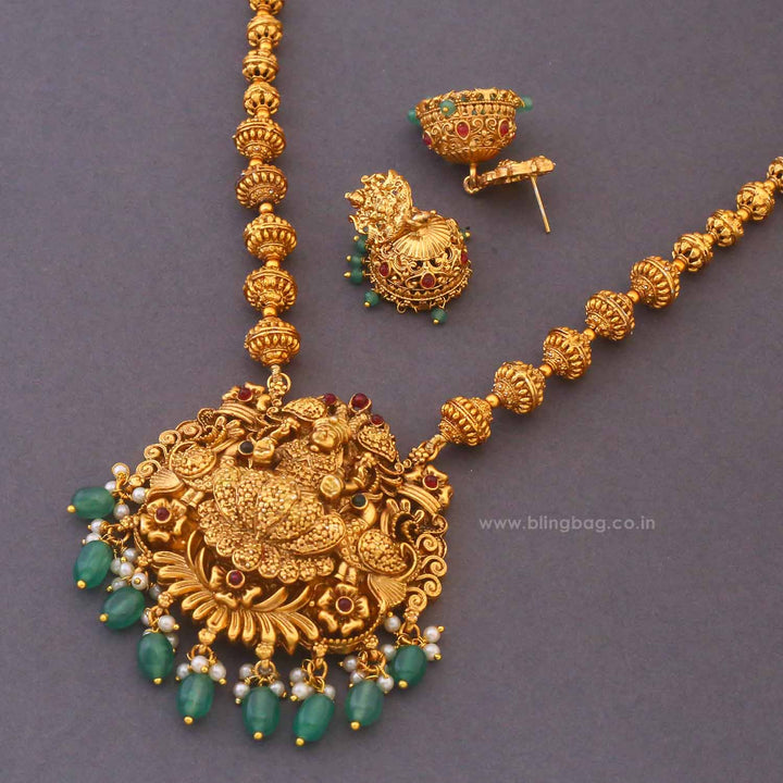 Golden Chandikashree Temple Jewellery Set - New Arrival