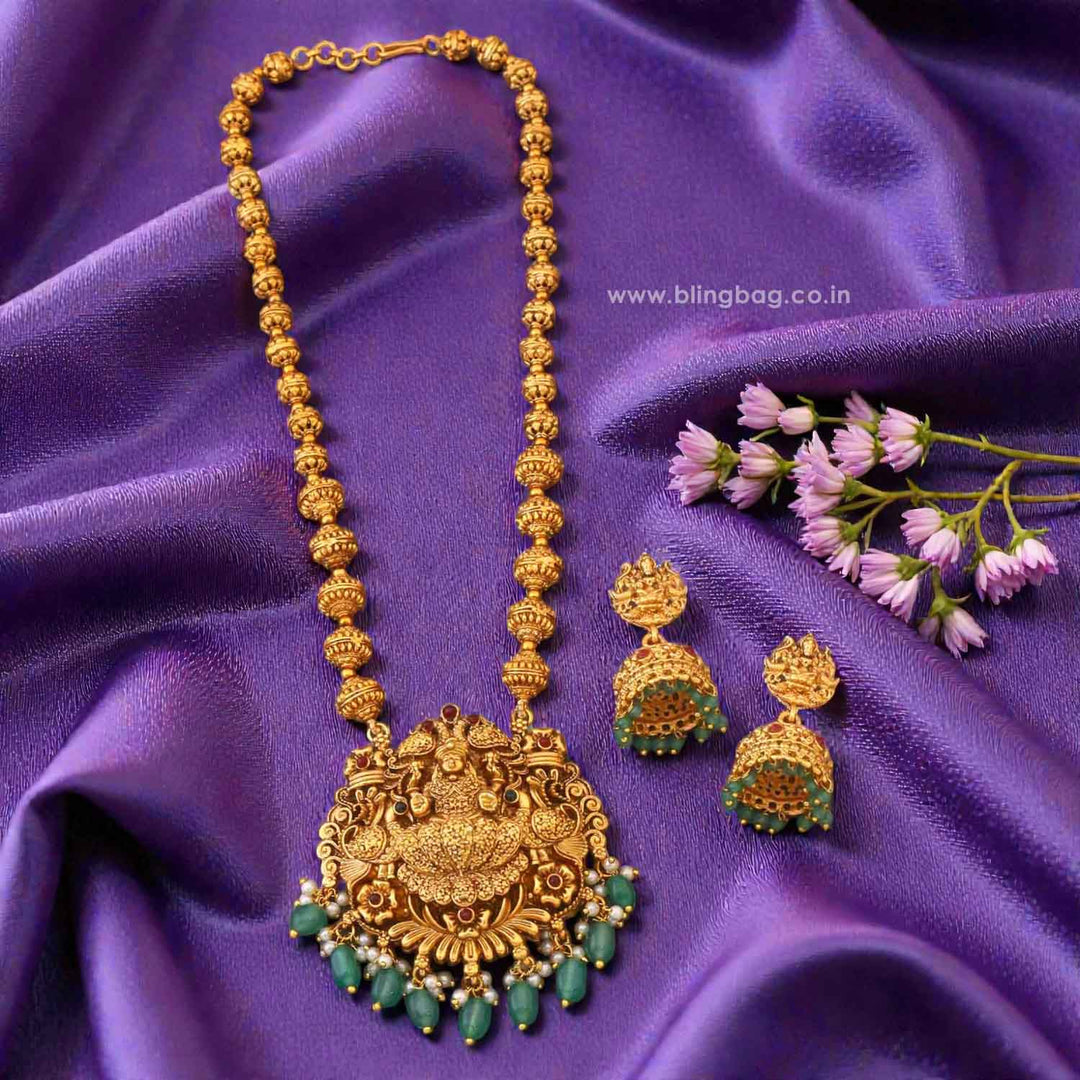 Golden Chandikashree Temple Jewellery Set - New Arrival