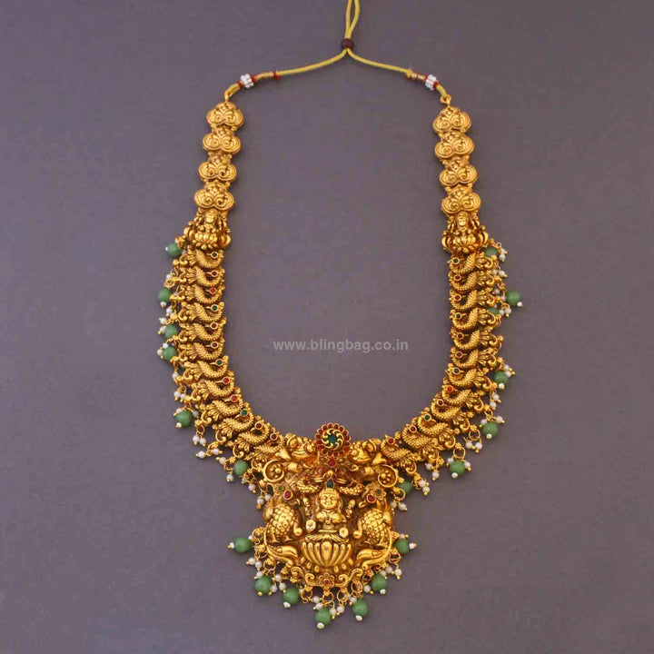 Golden Chandikataa Bridal Temple Jewellery Set - New Arrival