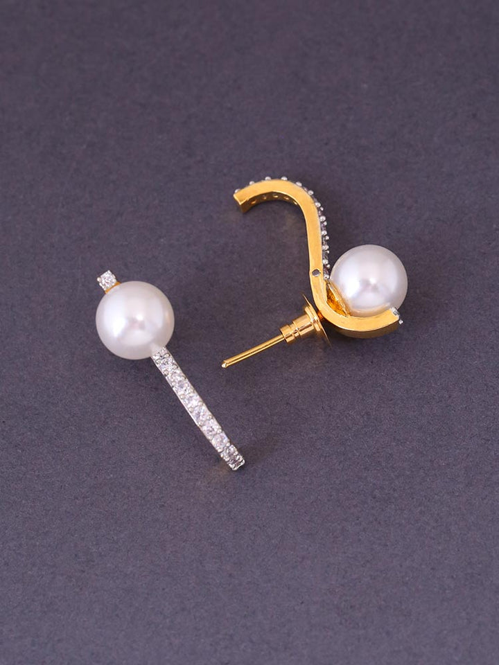 Golden Charley Zirconia Studs