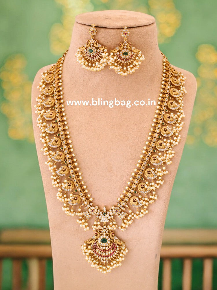 Golden Charu Antique Jewellery Set - New Arrival