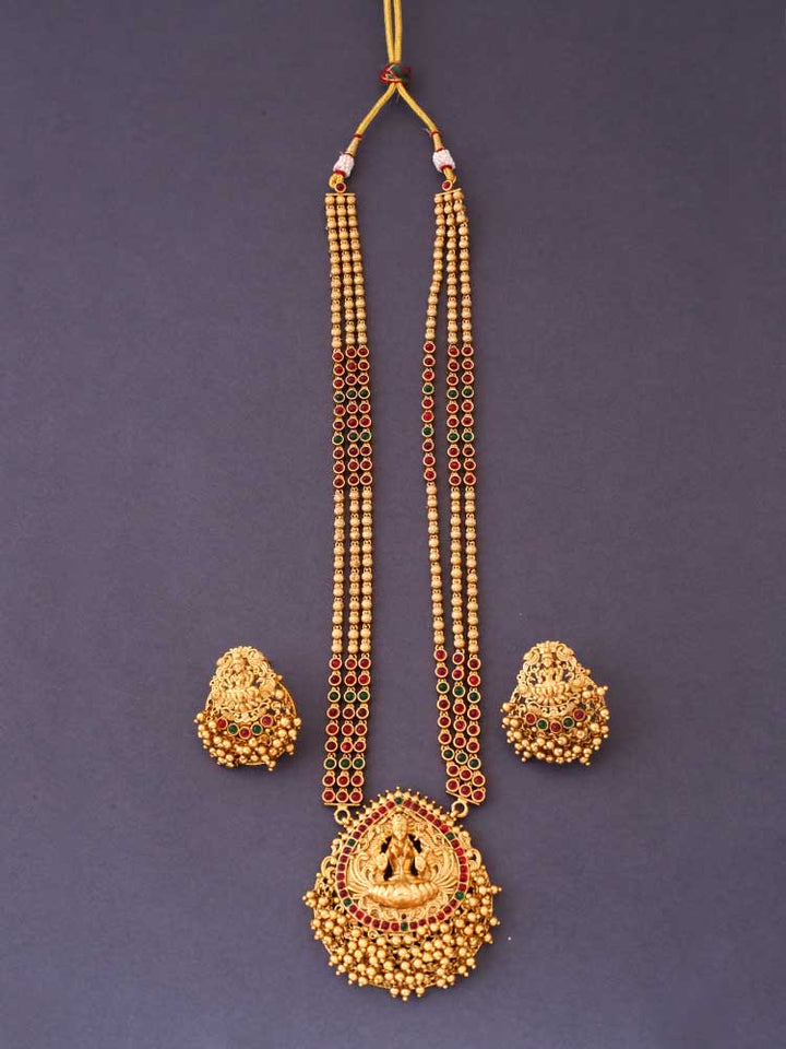 Golden Chinnamasta Temple Jewellery Set- New Arrival