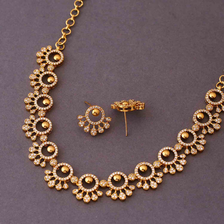 Golden Citrine Antique Jewellery Set- New Arrival