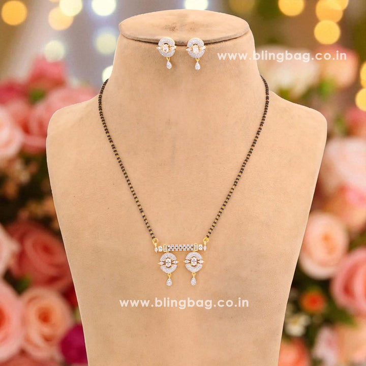 Golden Clara Mangalsutra Set
