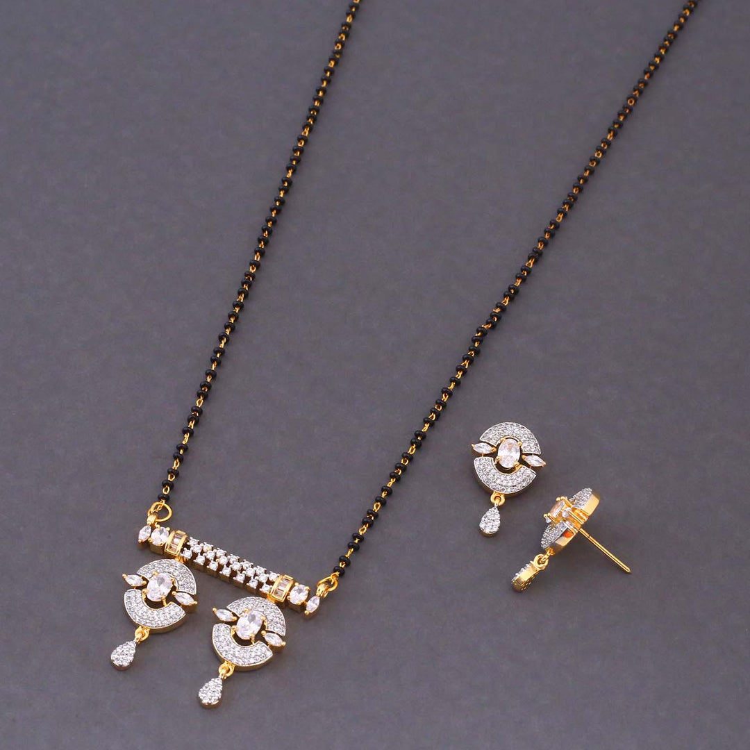 Golden Clara Mangalsutra Set