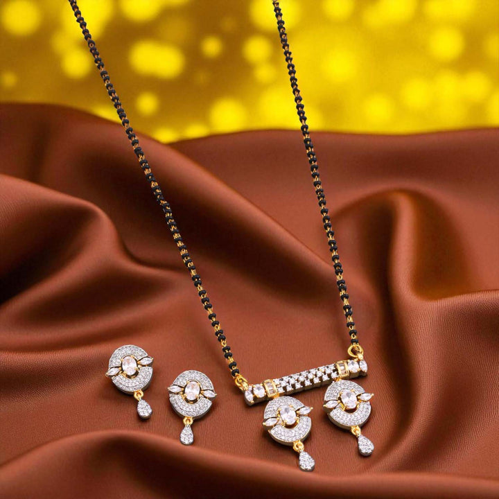 Golden Clara Mangalsutra Set