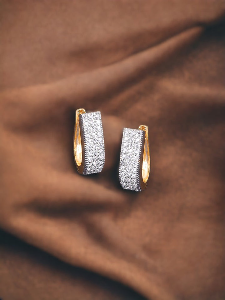 Golden Clarisse Zirconia Hoops