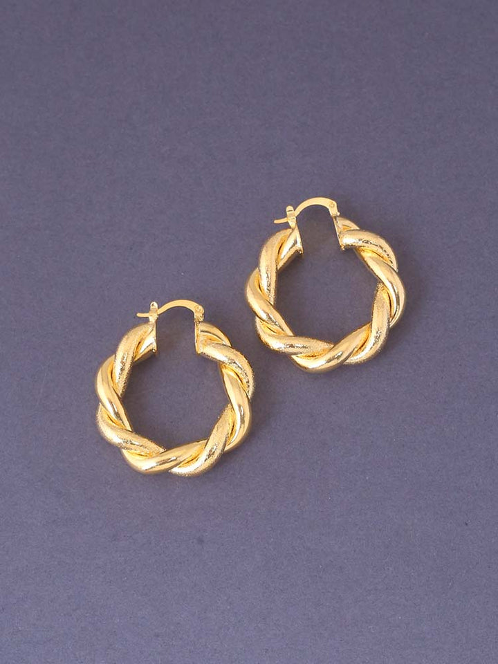 Golden Claudia Hoops