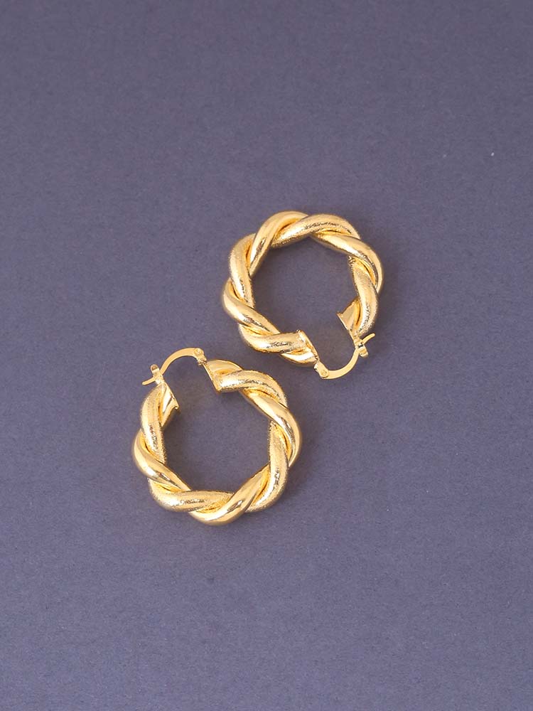 Golden Claudia Hoops
