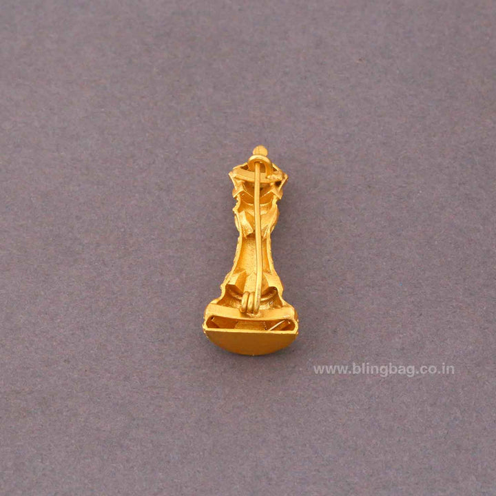 Golden Crown Tower Heritage Brooch