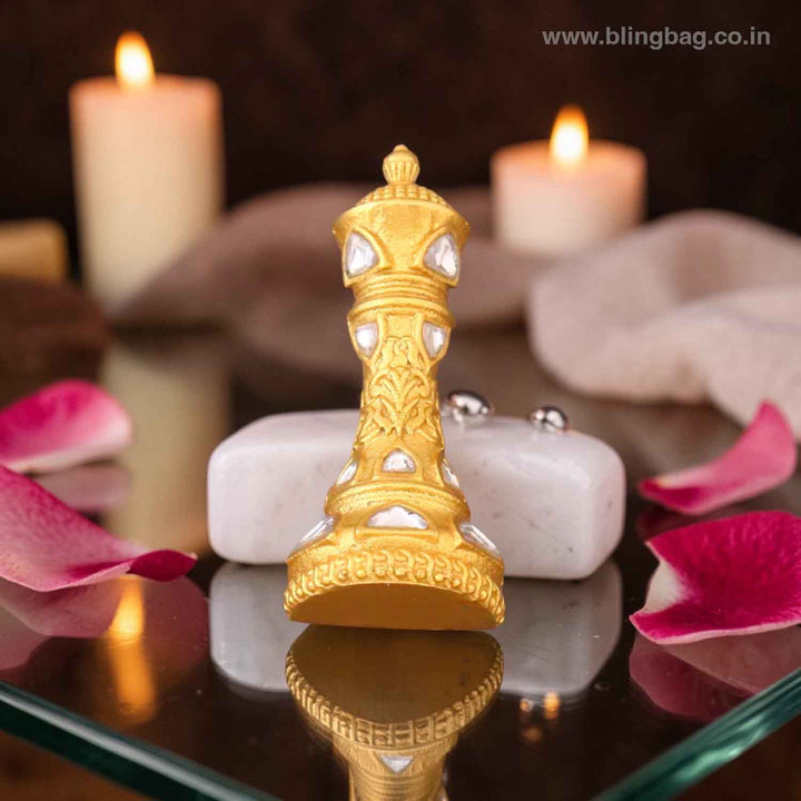 Golden Crown Tower Heritage Brooch