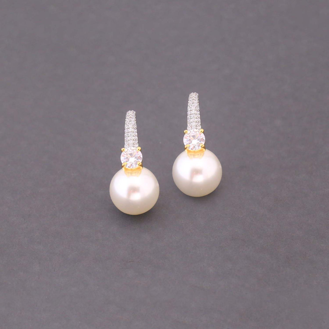 Golden Darcie Zirconia Studs