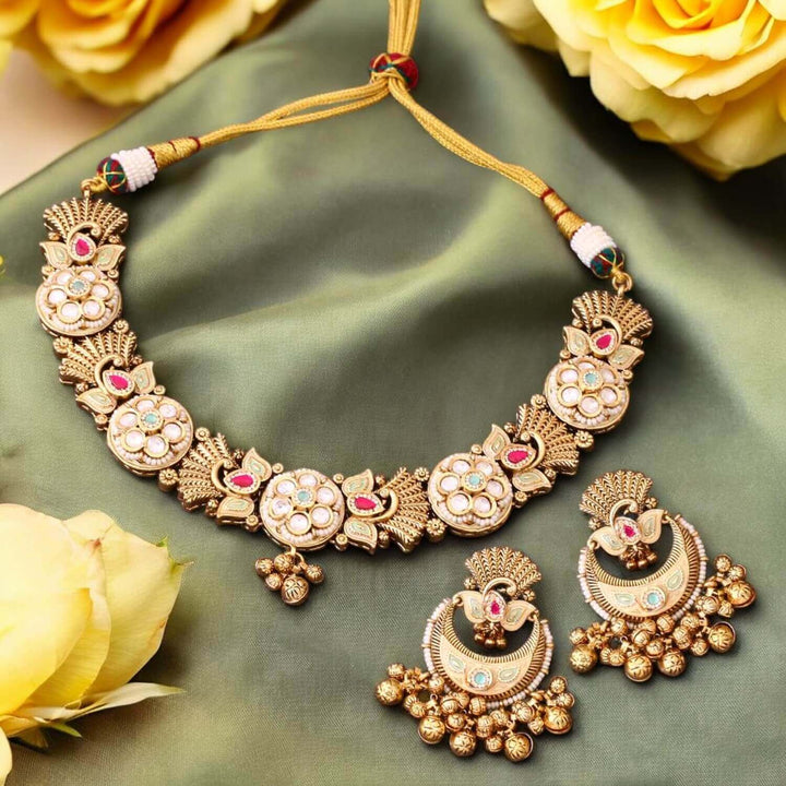 Golden Deepthi Antique Rajwadi Set