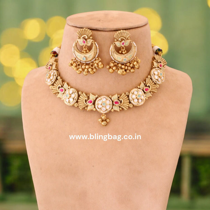 Golden Deepthi Antique Rajwadi Set