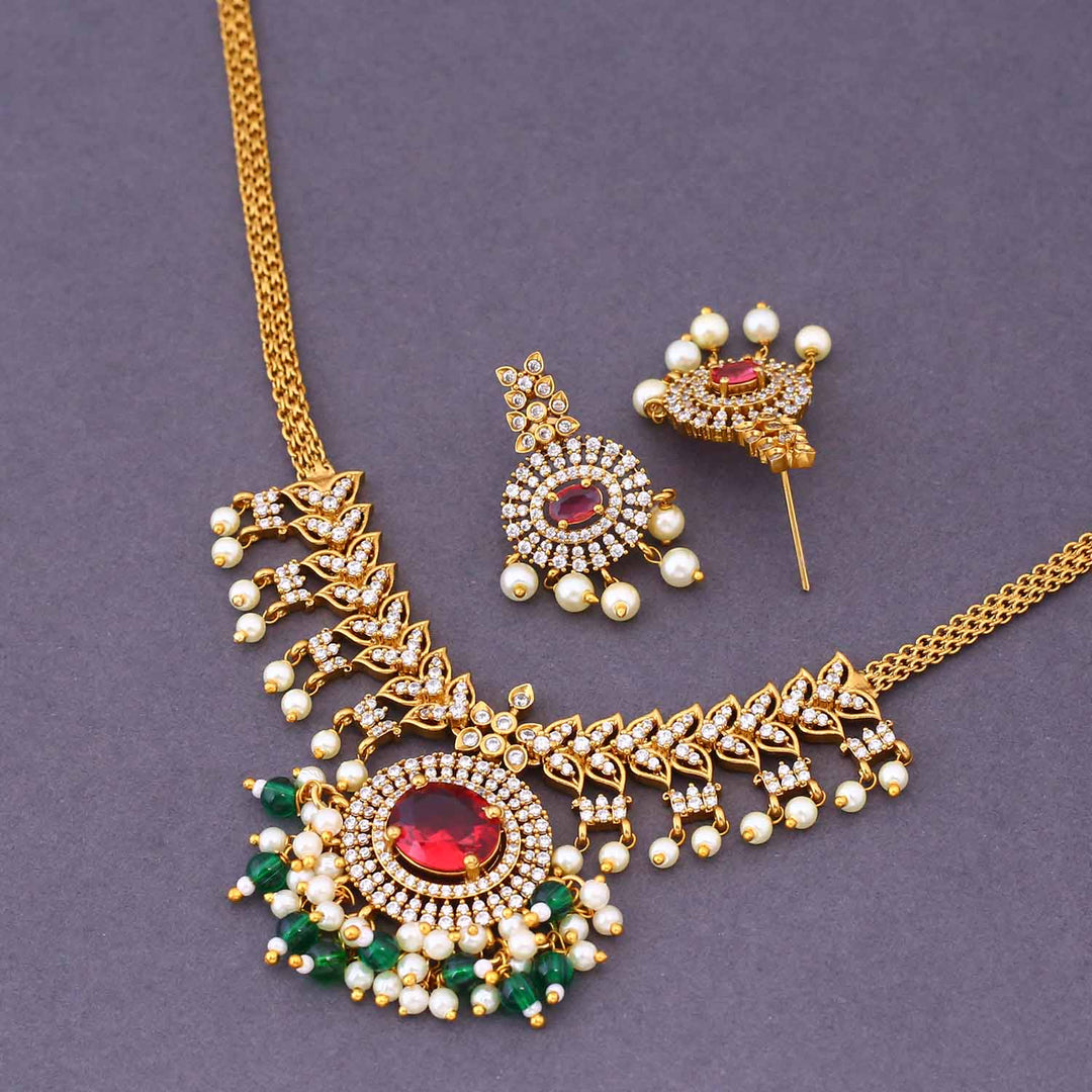 Rani Dione Antique Jewellery Set - New Arrival