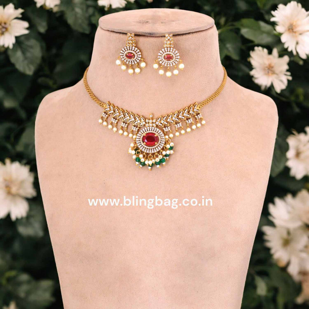 Rani Dione Antique Jewellery Set - New Arrival