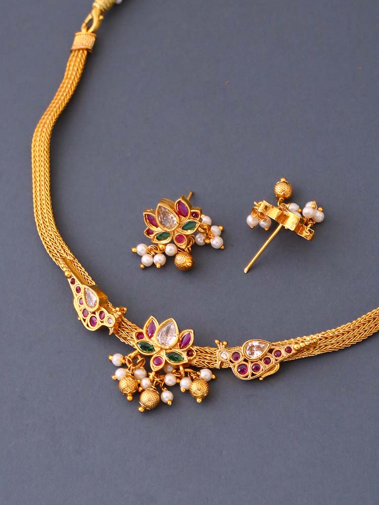 Golden Dorothea Antique Jewellery Set - New Arrival