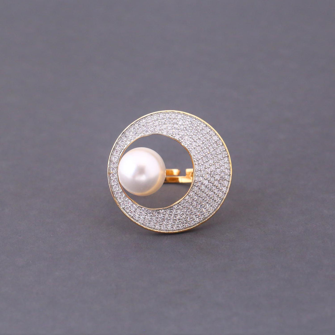 Golden Dottie Adjustable Ring