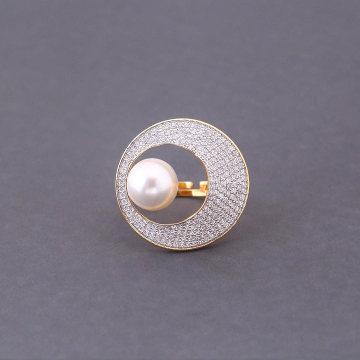 Golden Dottie Adjustable Ring