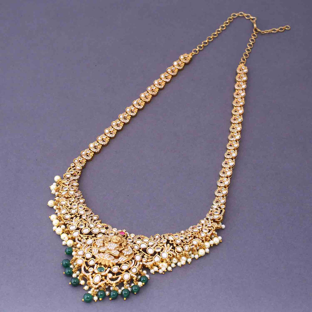 Golden Durjadevi Bridal Temple Jewellery Set- New Arrival