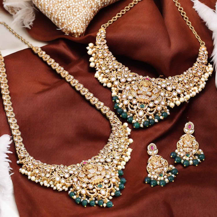 Golden Durjadevi Bridal Temple Jewellery Set- New Arrival