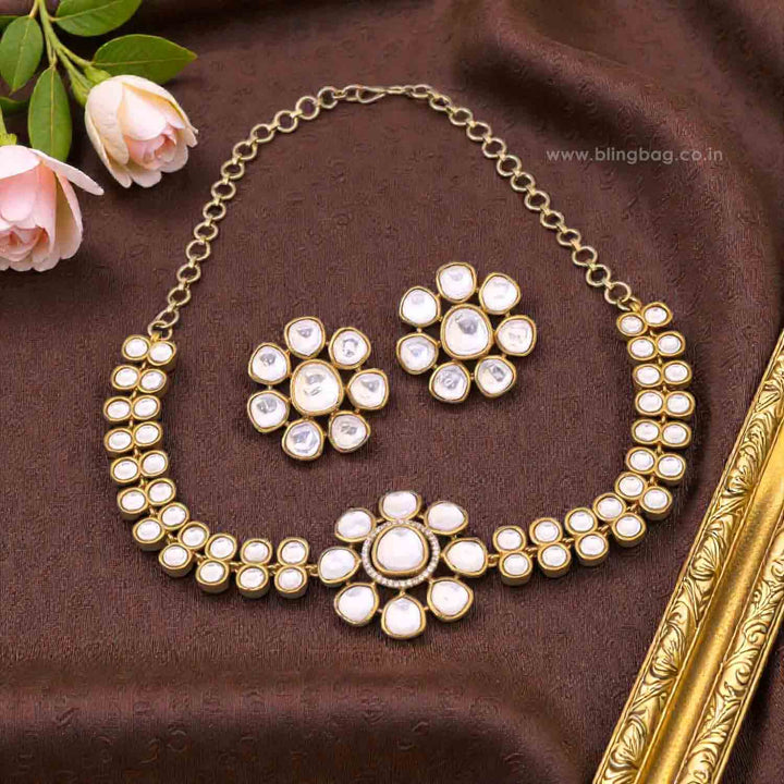 Golden Dylan Antique Jewellery Set - New Arrival