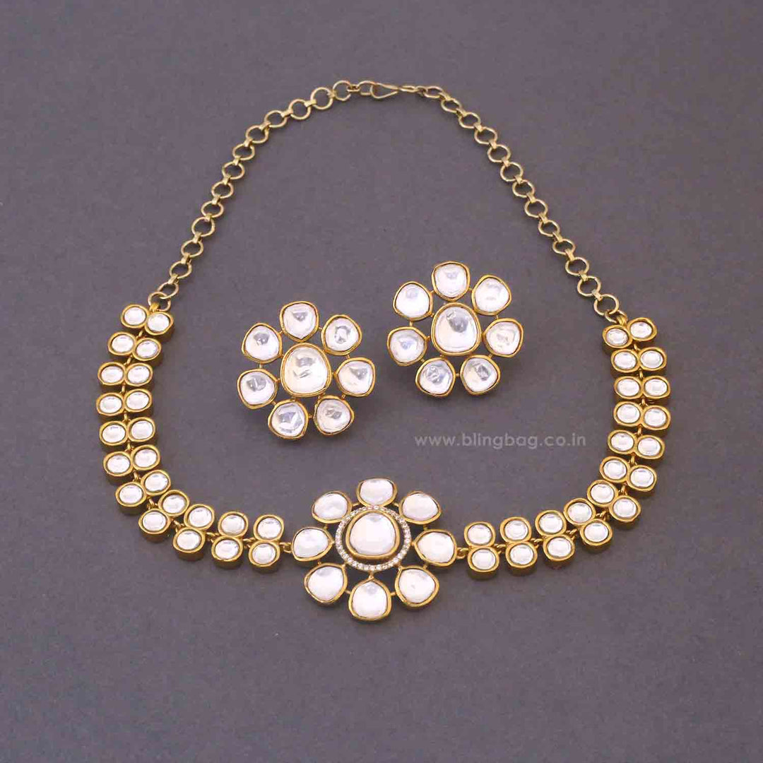 Golden Dylan Antique Jewellery Set - New Arrival