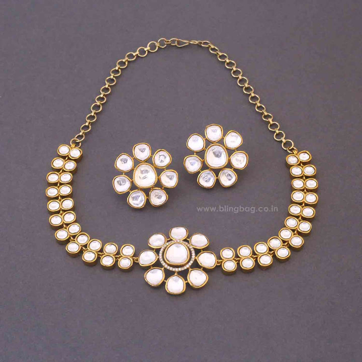 Golden Dylan Antique Jewellery Set - New Arrival