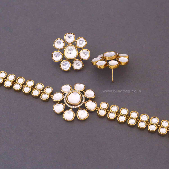 Golden Dylan Antique Jewellery Set - New Arrival