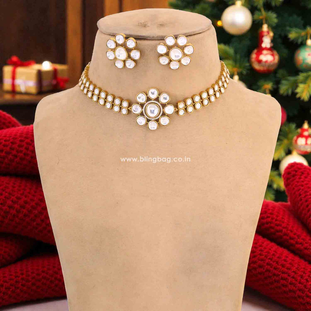 Golden Dylan Antique Jewellery Set - New Arrival