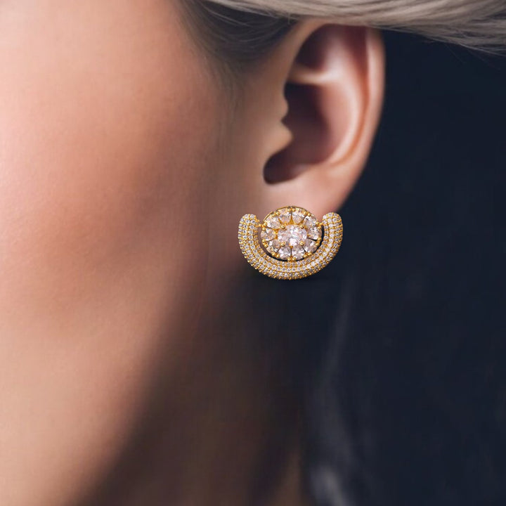 Golden Dyne Zirconia Studs